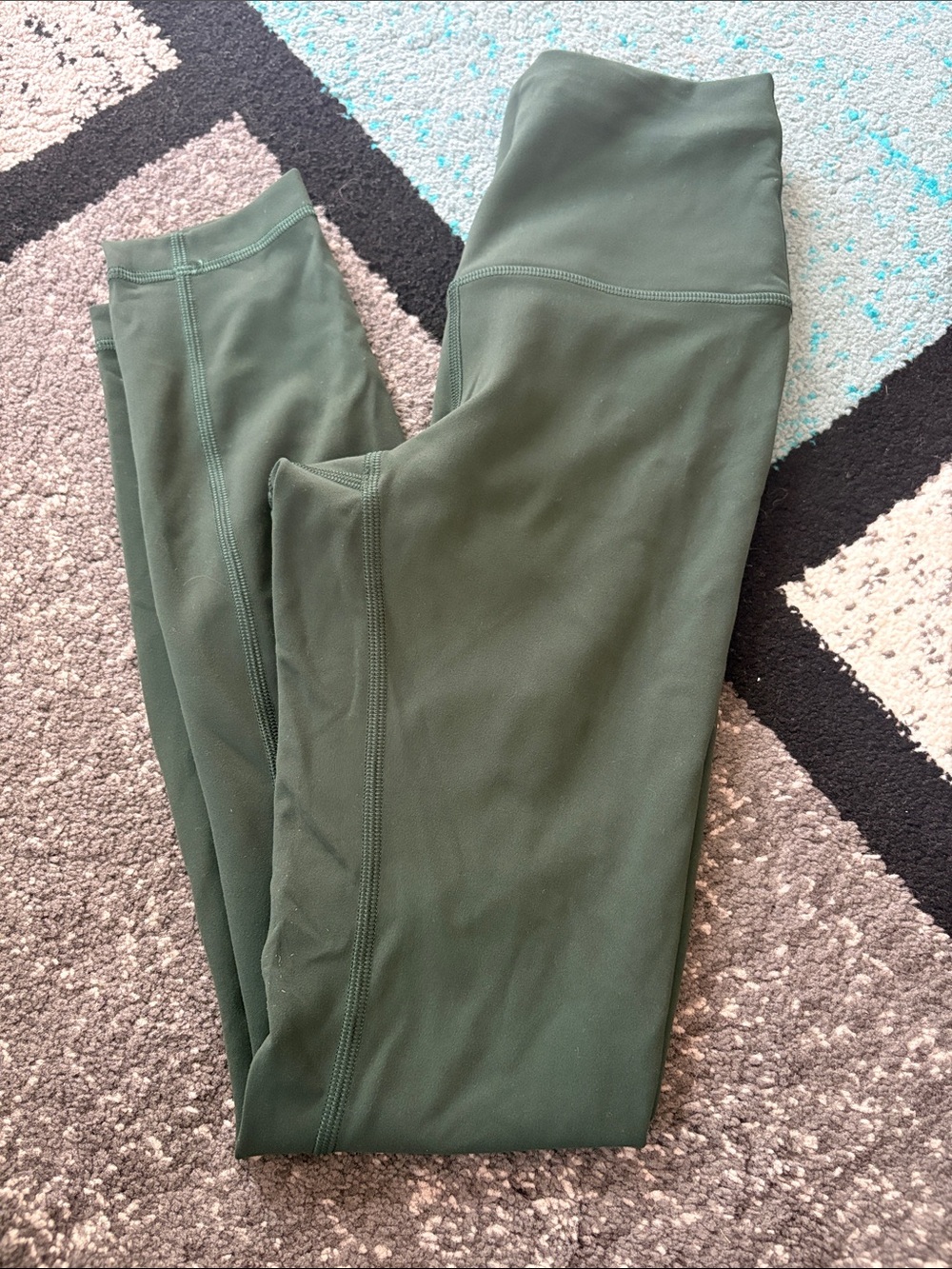 lululemon Hunyet Green Leggings